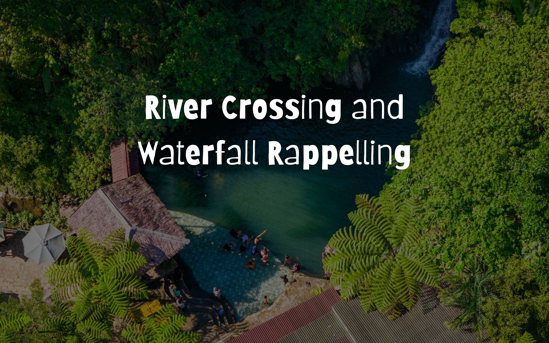 River Crossing and Waterfall Rappelling - Sarang Vacations